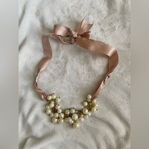 Icing Pearl Cluster Necklace